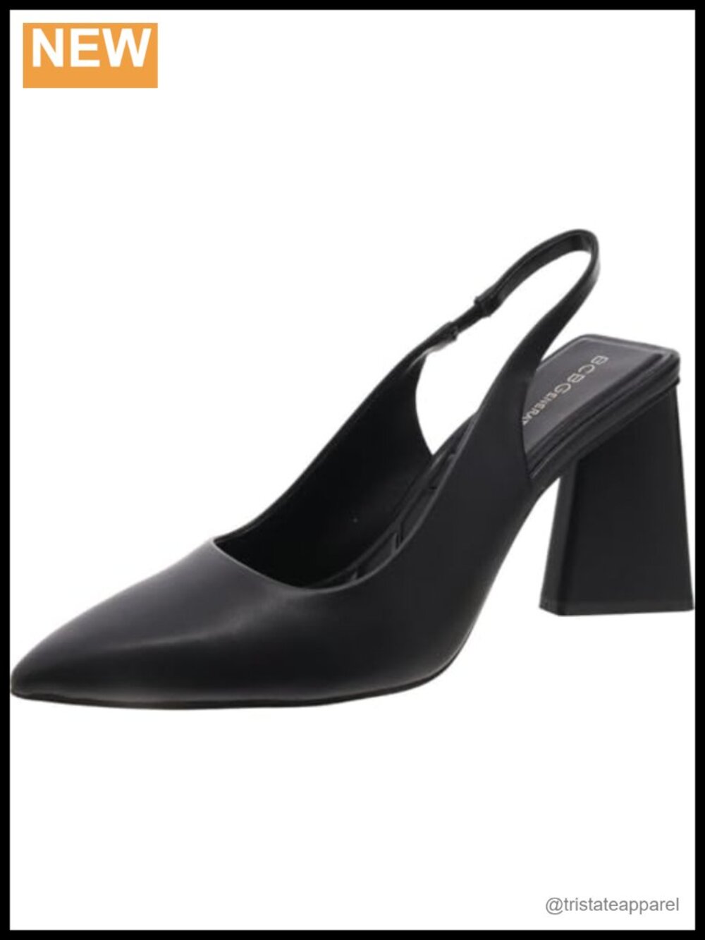 BCBGeneration Trina Slingback Pump Pointed Toe Block Heel